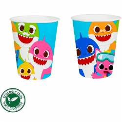 12 Vasos Baby Shark