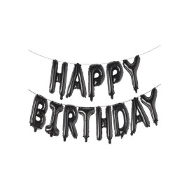 Globos frase happy birthday