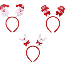 Diadema Figuras Tela Navidad
