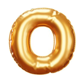 Globo letra O de 32 pulgadas