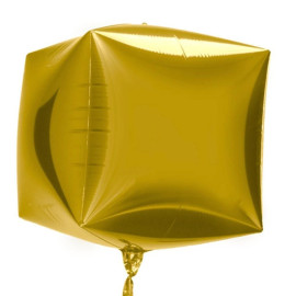 Globo cubo Orbz metálico