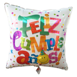 Globos Cuadrados Cumpleaños