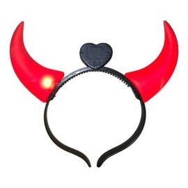 Diadema cuerno luminoso led
