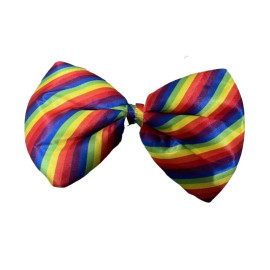 Moño de tela Pride