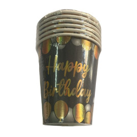 Vasos de cartón Negro...