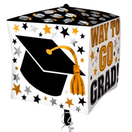 Globo Graduación cubo