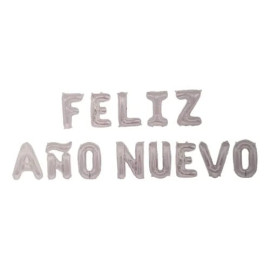Globo letrero Feliz Año Nuevo
