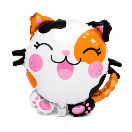 Globo gato naranja