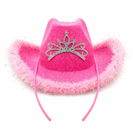 Sombrero vaquero con corona