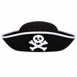Sombrero pirata de tela