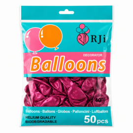 Globo latex Fucsia metalico...