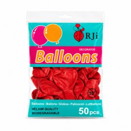 Globo látex corazón rojo...