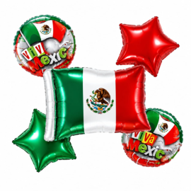 Set de globos bandera de...
