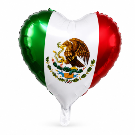 Globo corazón mexicano