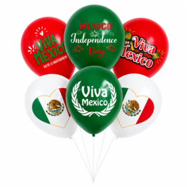 Set de globos ¡Viva México!