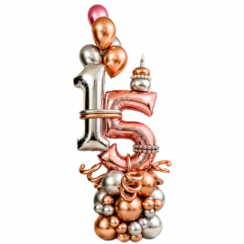 Arreglo Bouquet 15 años