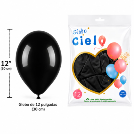 Globo látex num. 12 Negro...
