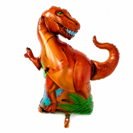 Globo Dinosaurio T-Rex naranja