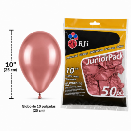 Globo látex num. 10 rosa...