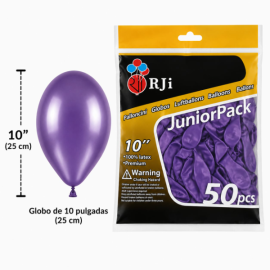Globo látex num. 10 morado...