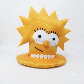 Sombrero de Tela Lisa Simpson