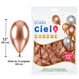 Globo látex num. 12 cobre...
