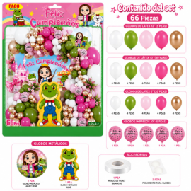 Set de globos para arco de...