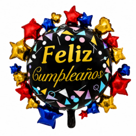 Globo redondo de cumpleaños...
