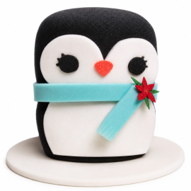 Sombrero hule espuma Pingüino