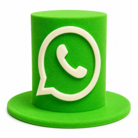 Sombrero hule espuma WhatsApp