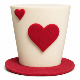 Sombrero hule espuma Cartas