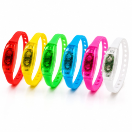Pulsera rítmica LED