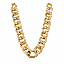 Cadena de oro de fantasia