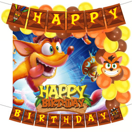 Kit decorativo Crash Bandicoot