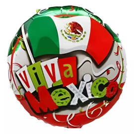 Globo redondo Viva México