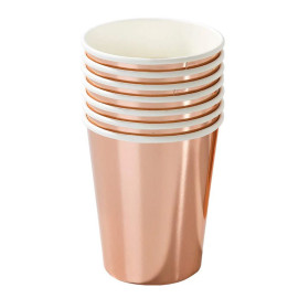 Vasos de cartón Rose Gold...