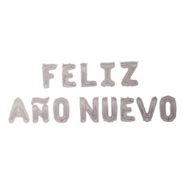 Globo letrero Feliz Año Nuevo