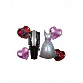 Set de globos novios
