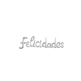 Globo frase "Felicidades"